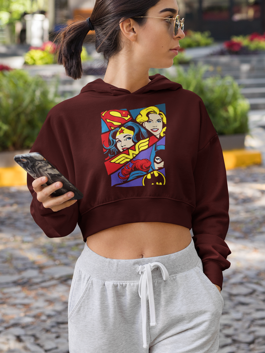 Crop Hoodies - All-in-One Woman