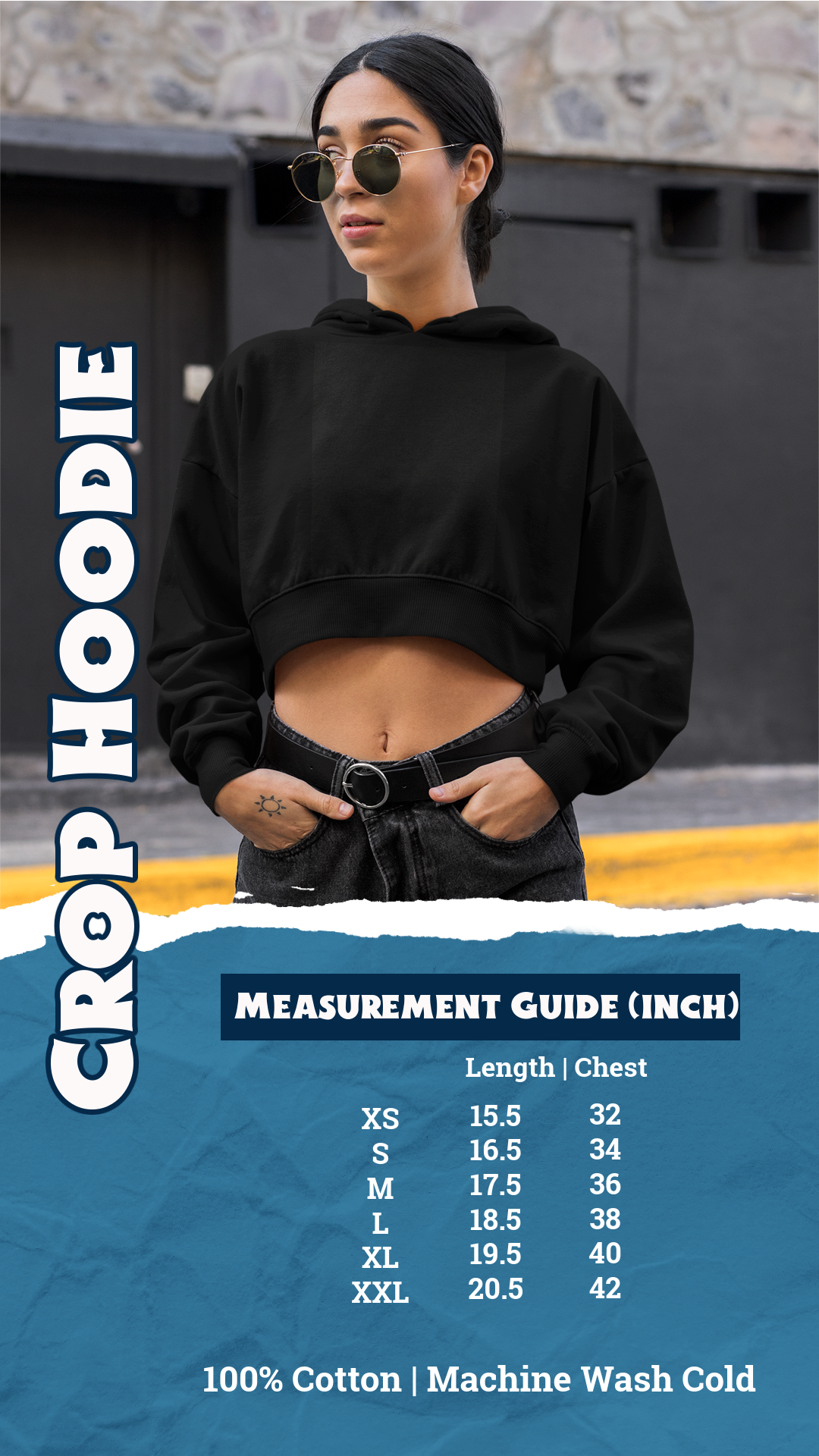 Crop hoodies- Not in wonder mood!