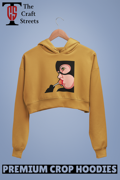 Crop Hoodies - Lollipop