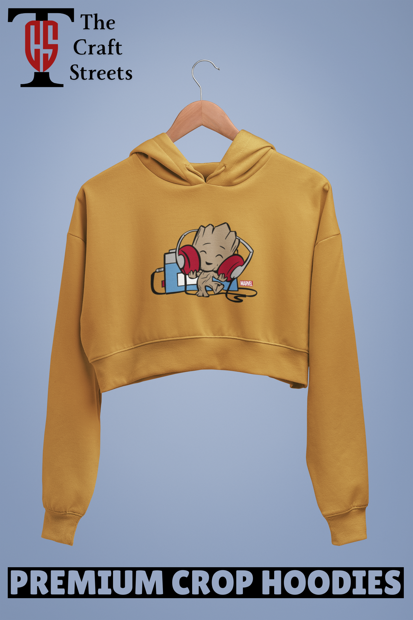 Crop Hoodies - Groot Grooving