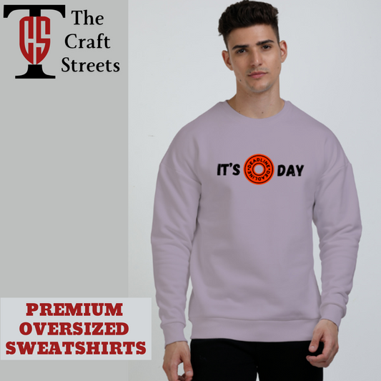 Oversized Sweatshirt-  Deadline Day (front only)